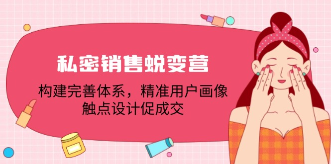 （12436期）私密销售蜕变营：构建完善体系，精准用户画像，触点设计促成交-观竹阁