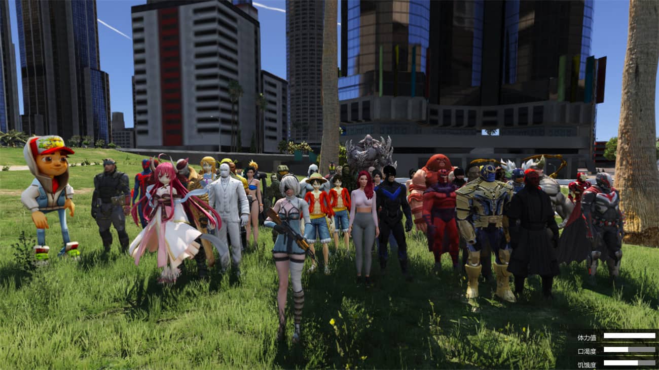 图片[3]-侠盗猎车手5 MOD|集成超清画质.800辆真车.179添加人物-忙忙软件库