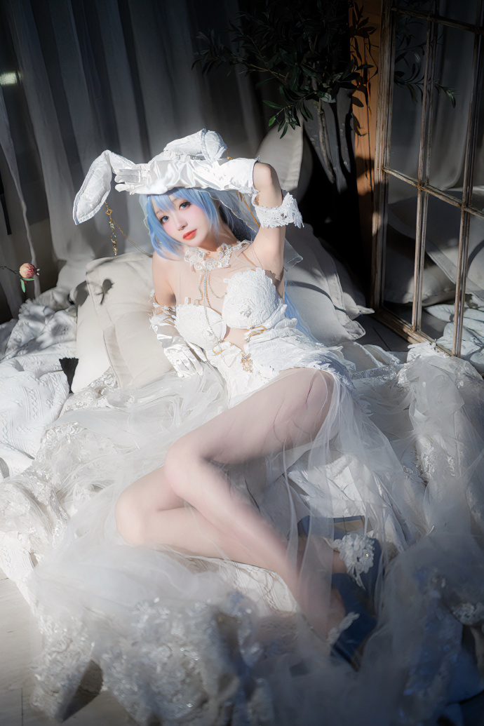 图片[2]-是花园兔子的婚纱皮呀~原谅我没有花园的万分之一可爱呜呜qwq-忙忙软件库