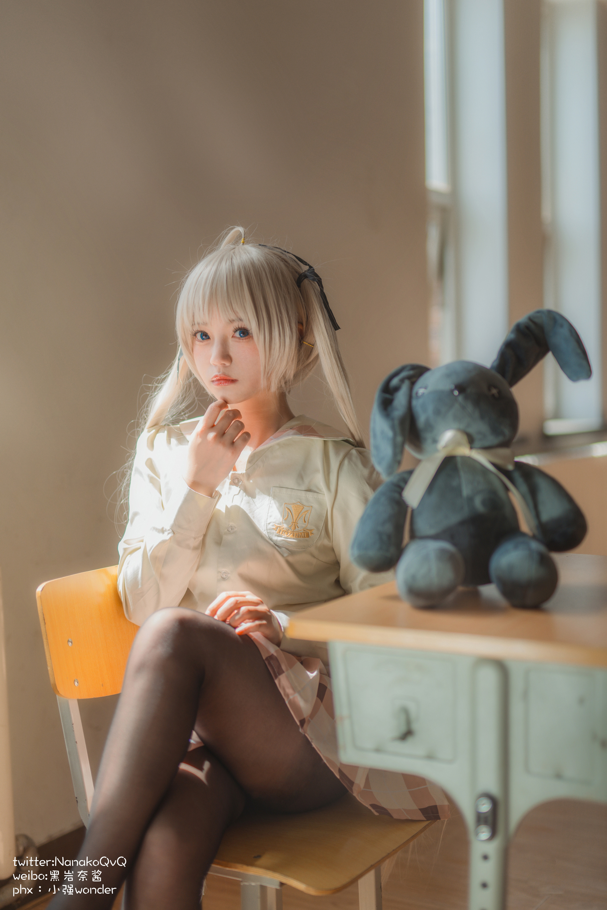 图片[1]-发一下古早穹妹，奈奈真的太可爱啦，阳光好怎么拍都好看-忙忙软件库