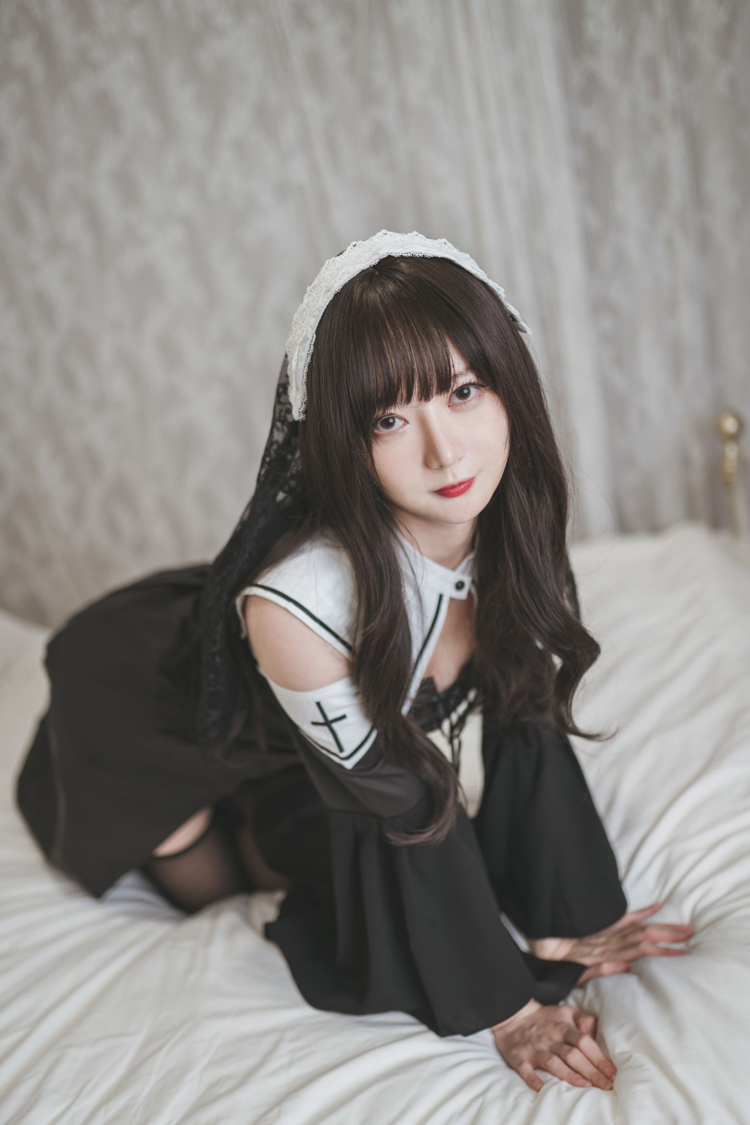 图片[3]-51酱-Cosplay黑丝修女-忙忙软件库