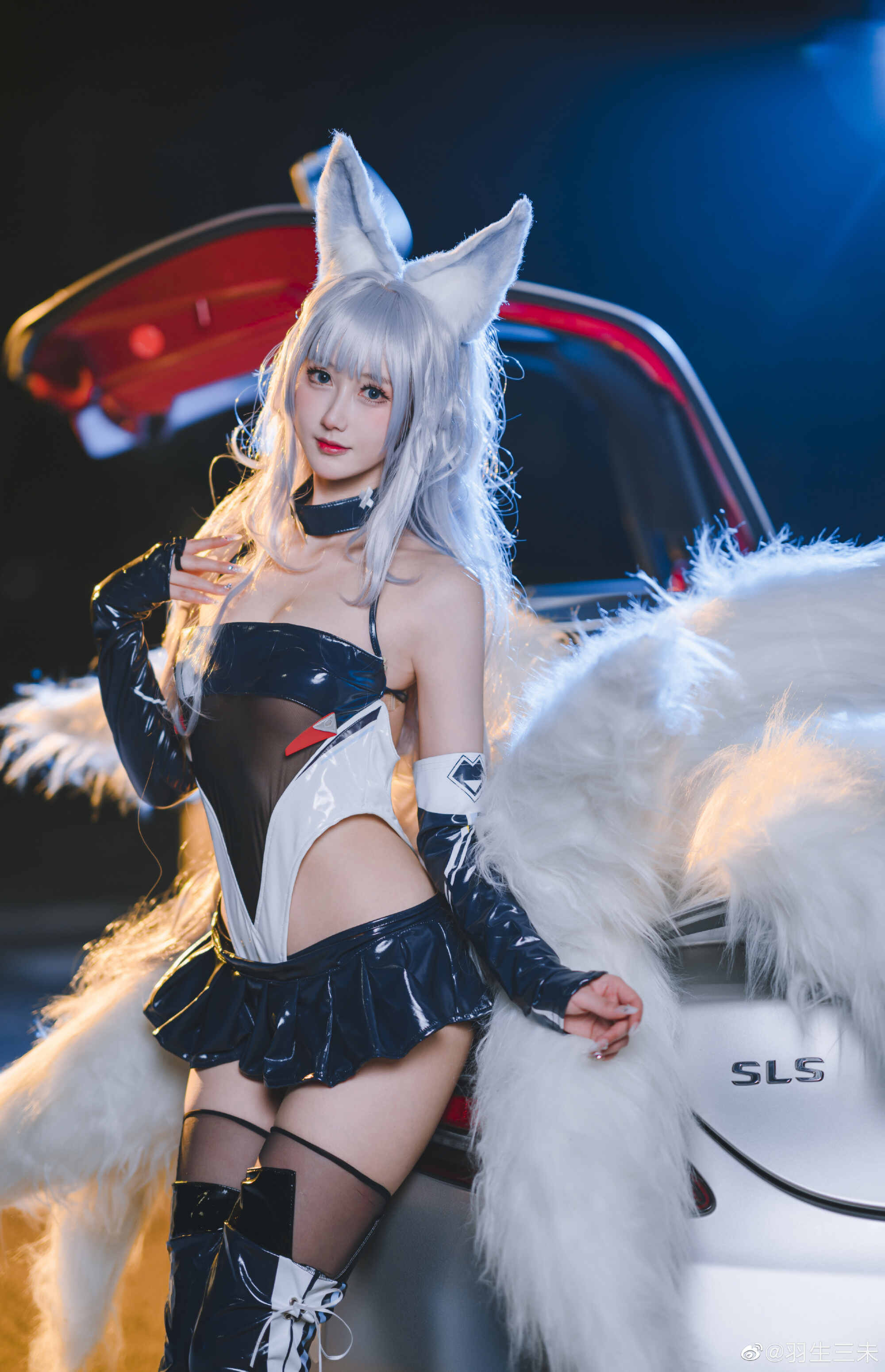 图片[1]-碧蓝航线 信浓cos 轰鸣的银轮-忙忙软件库