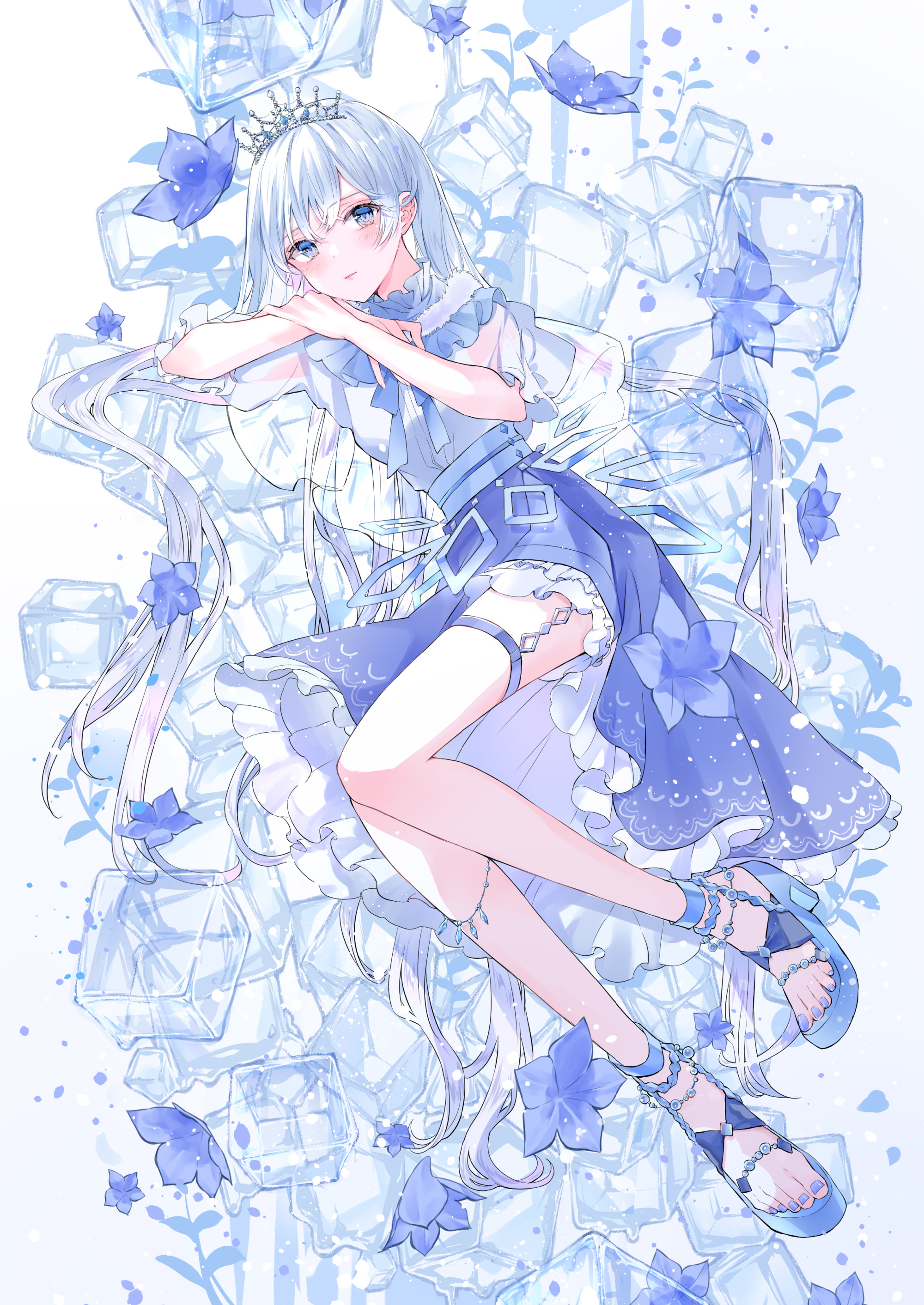 图片[14]-透明感的女孩子！日本画师水原夕希的插画作品-忙忙软件库