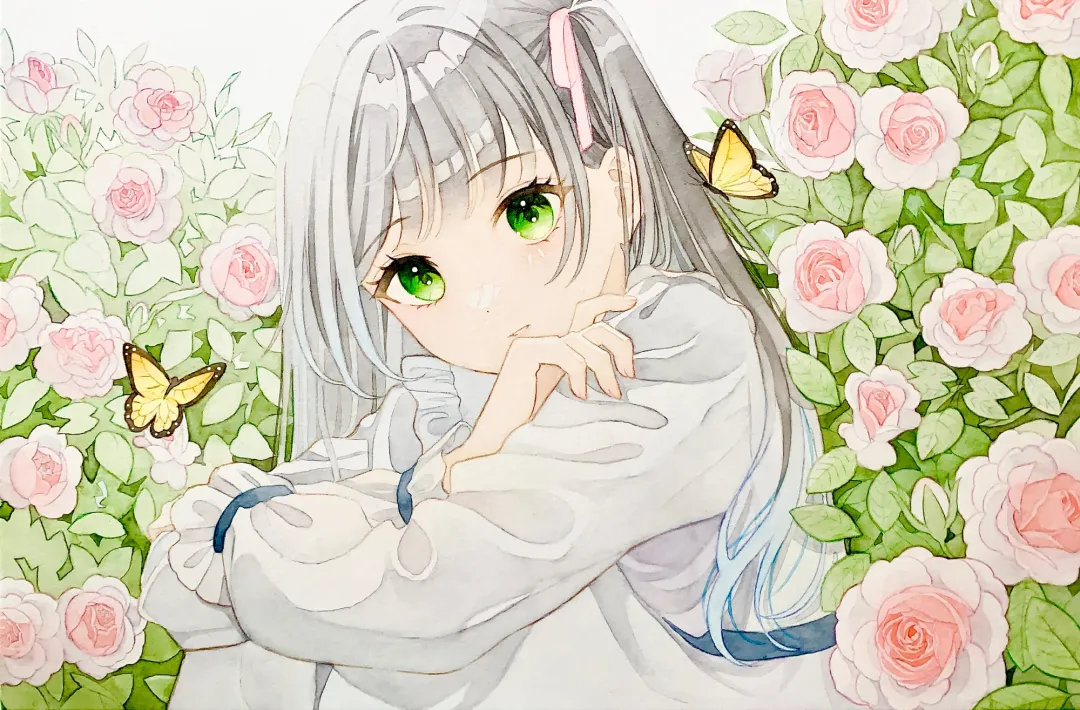 图片[14]-清新明媚的可爱女孩！日本画师ruruka的插画作品推荐-忙忙软件库