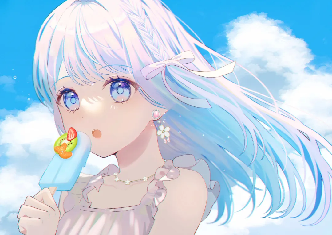 图片[21]-清新明媚的可爱女孩！日本画师ruruka的插画作品推荐-忙忙软件库