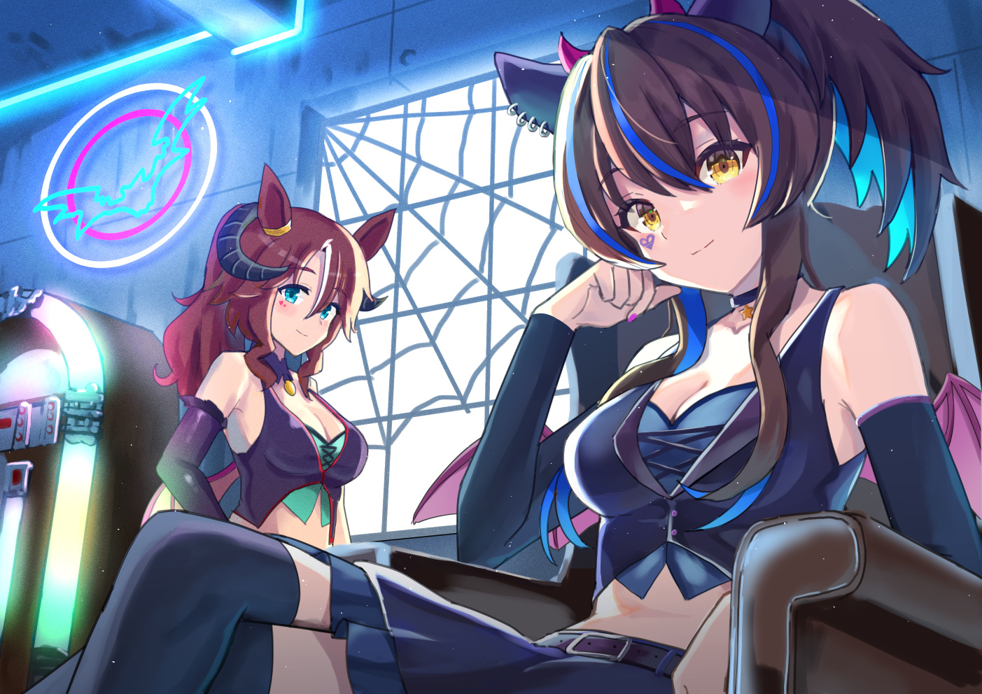 图片[21]-日本画师うぐら的插画作品推荐 快乐的辣妹马娘！-忙忙软件库