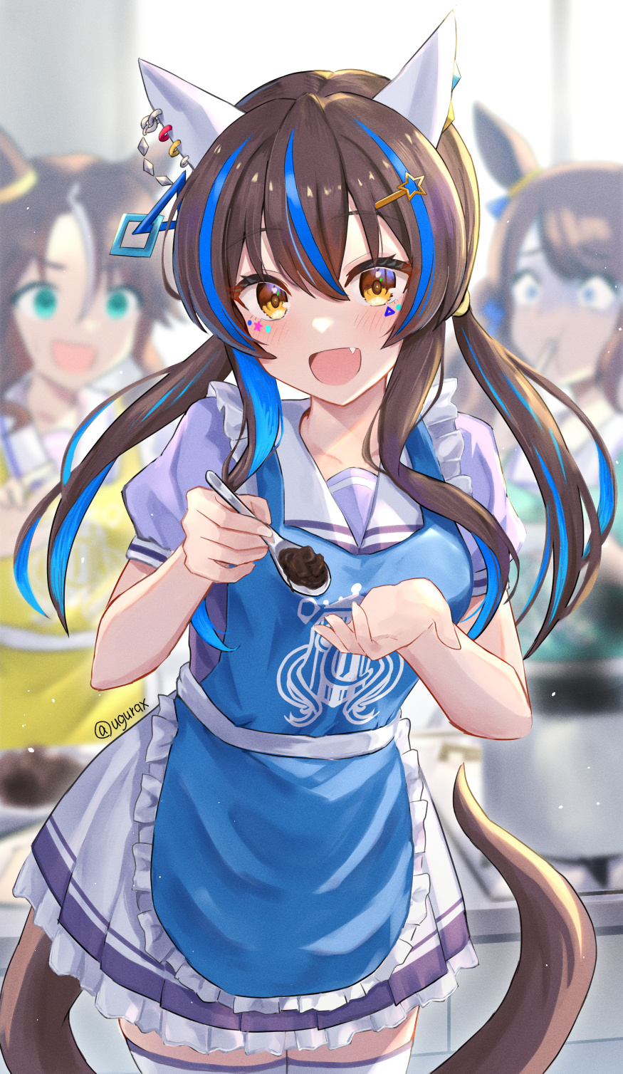 图片[19]-日本画师うぐら的插画作品推荐 快乐的辣妹马娘！-忙忙软件库