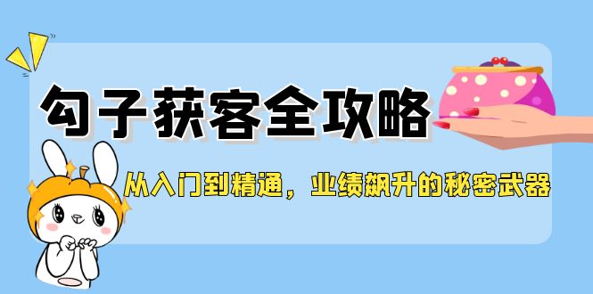 （12247期）从入门到精通，勾子获客全攻略，业绩飙升的秘密武器-忙忙软件库