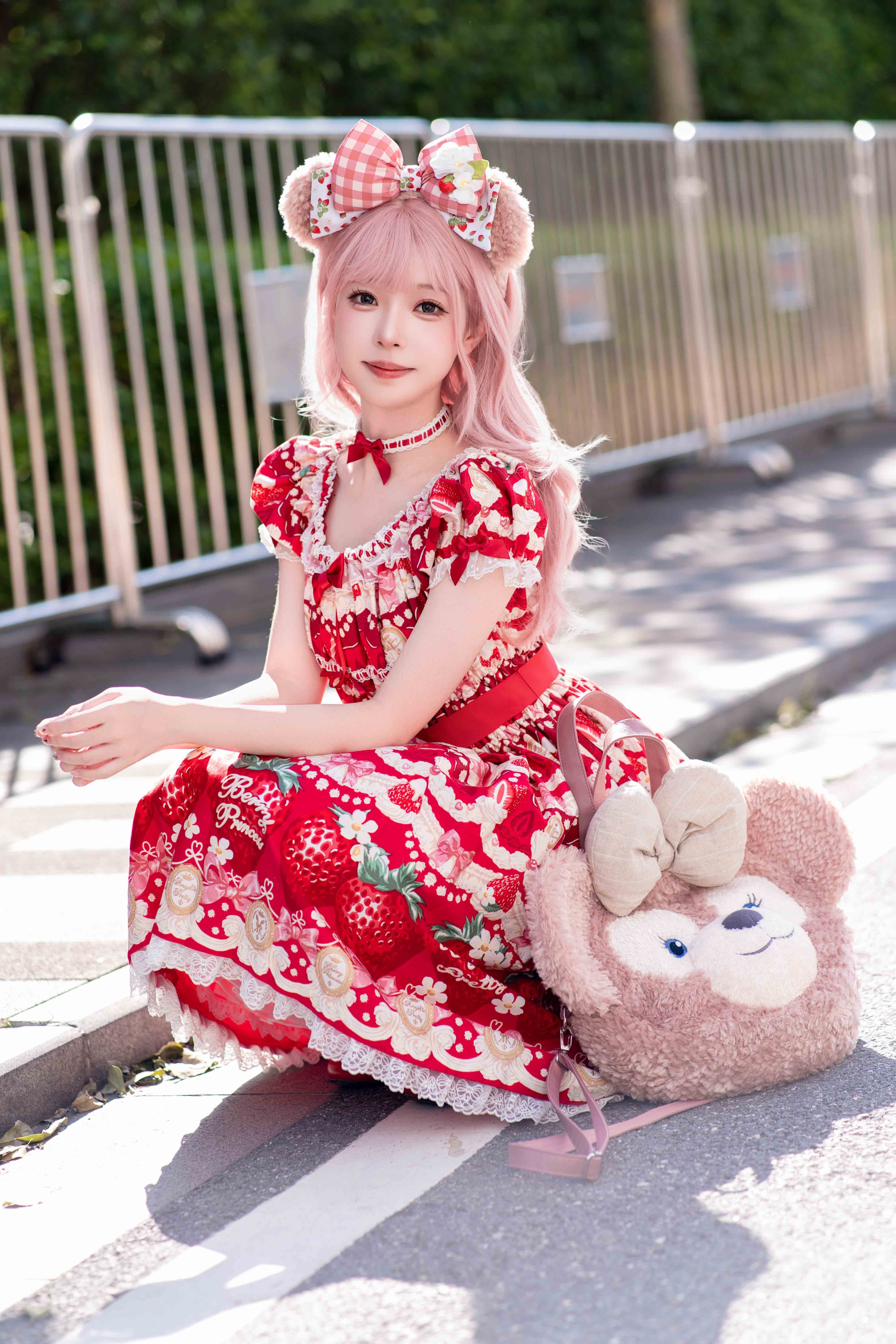 图片[4]-请你吃一口草莓𖥦🍓是甜甜的草莓裙-忙忙软件库