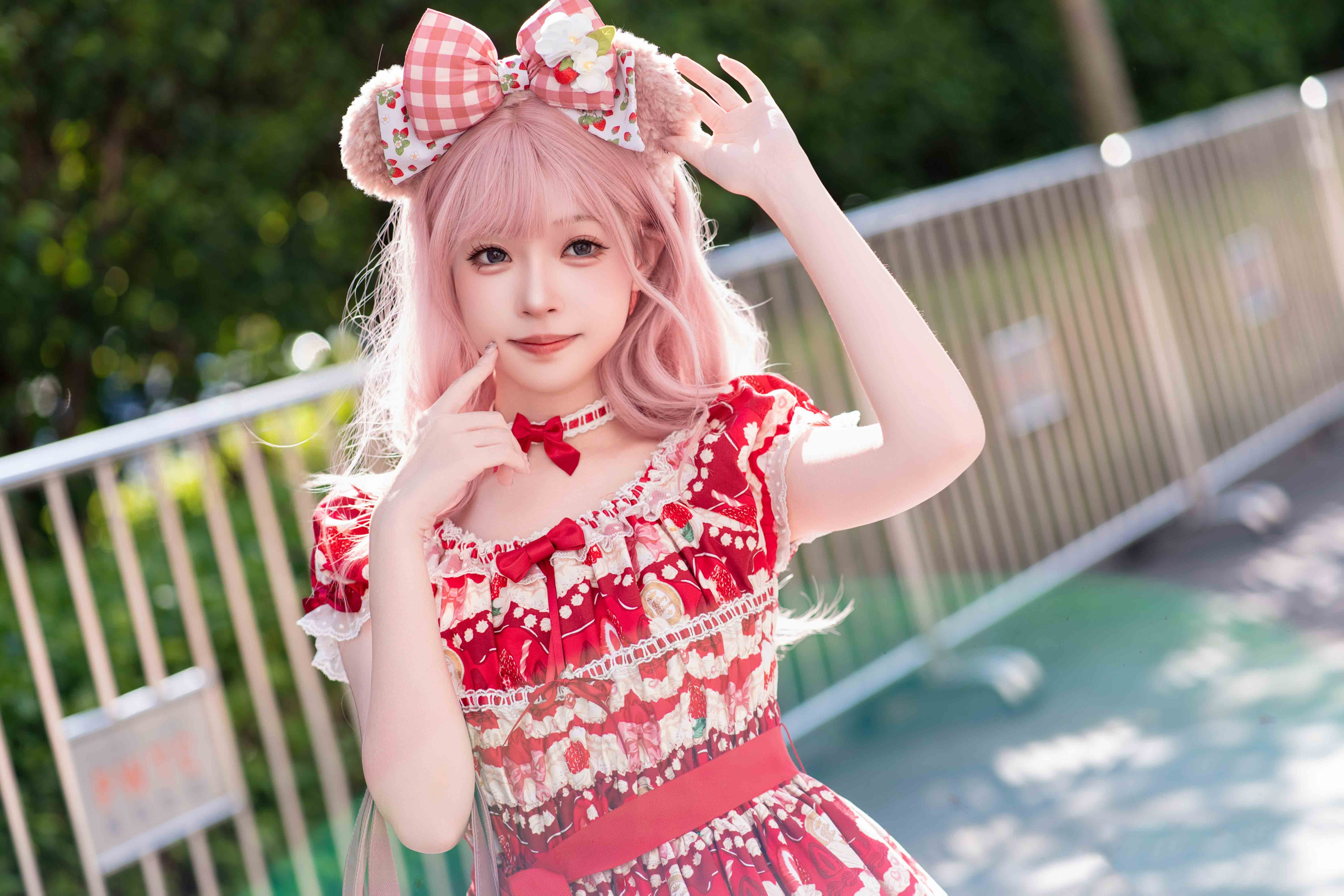 图片[5]-请你吃一口草莓𖥦🍓是甜甜的草莓裙-忙忙软件库