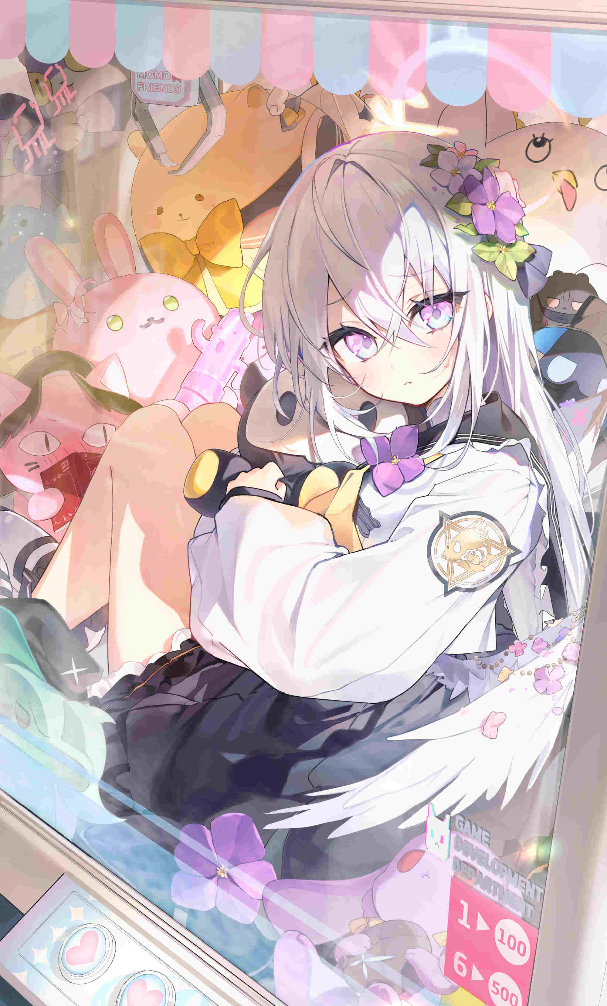 图片[7]-白丝少女 白洲梓 飞鸟马时 日本插画师MILTEA的美图壁纸-忙忙软件库