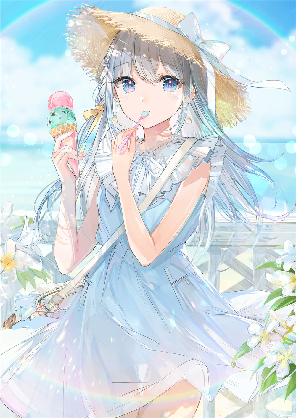 图片[1]-夏日美少女 抓住夏天的尾巴~-忙忙软件库