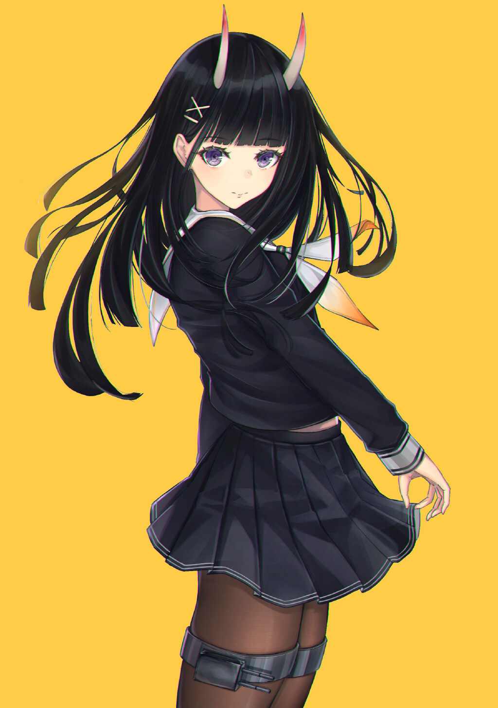 图片[14]-过膝袜和美腿更配哦！韩国画师Flippy的插画作品推荐-忙忙软件库