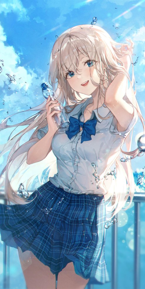 炎热夏日 来根雪糕吧 JK少女 韩国画师ttosom的插画作品-忙忙软件库