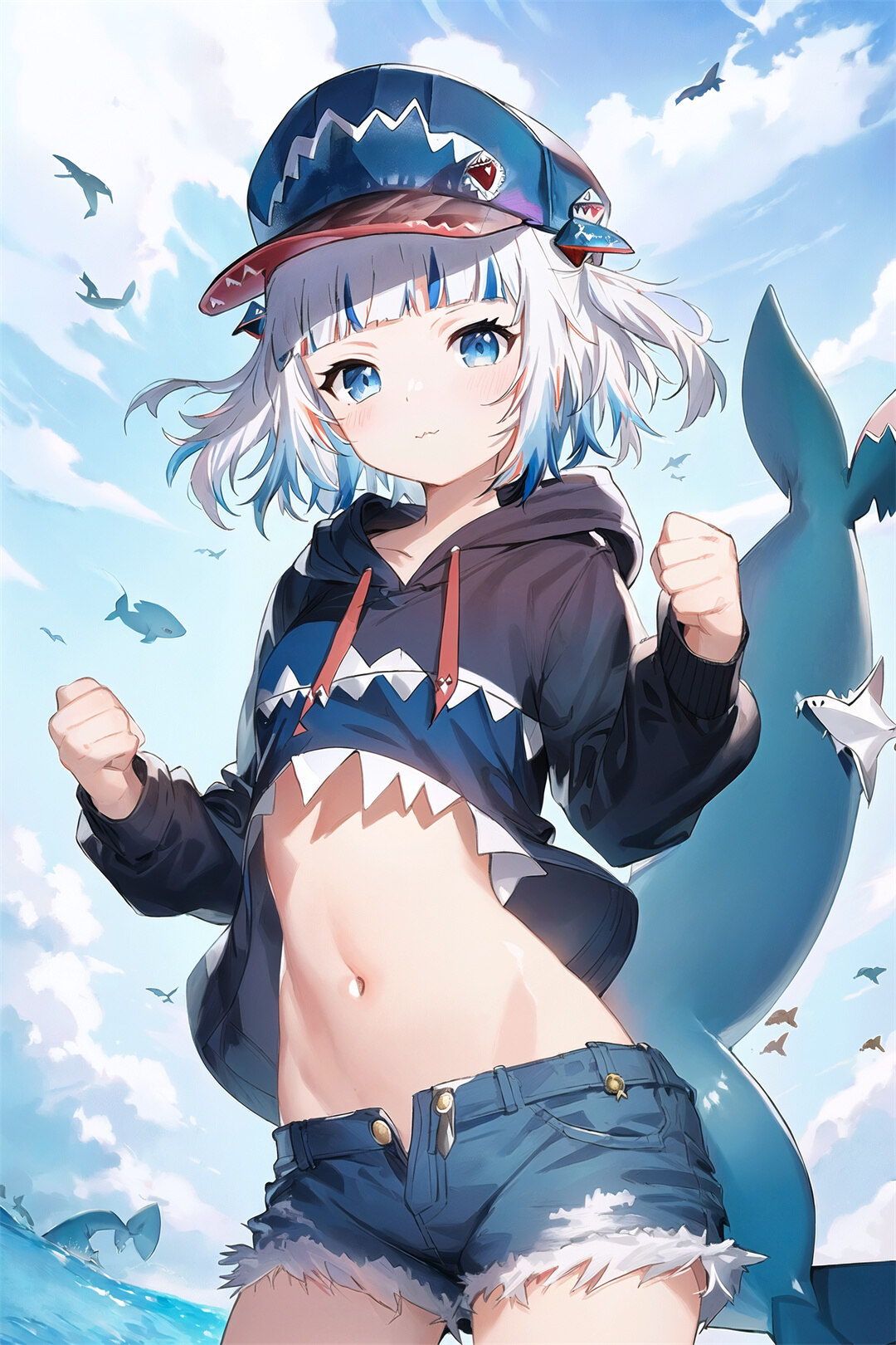 图片[5]-可爱的小鲨鱼 噶呜·古拉 街道也好，晚风也罢，都很甜-忙忙软件库