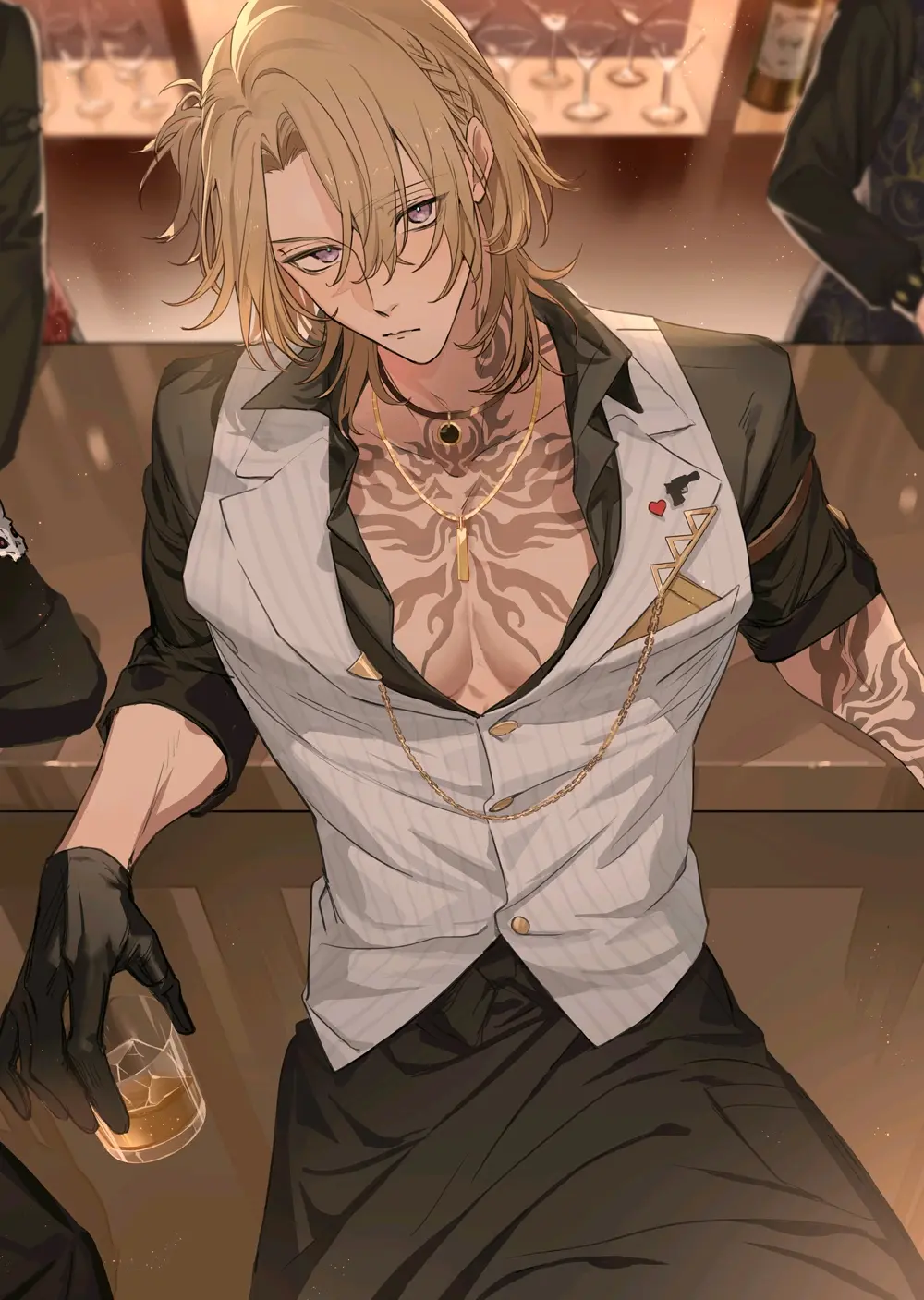 图片[2]-刻画信念 – 纹身男子插画特辑-忙忙软件库