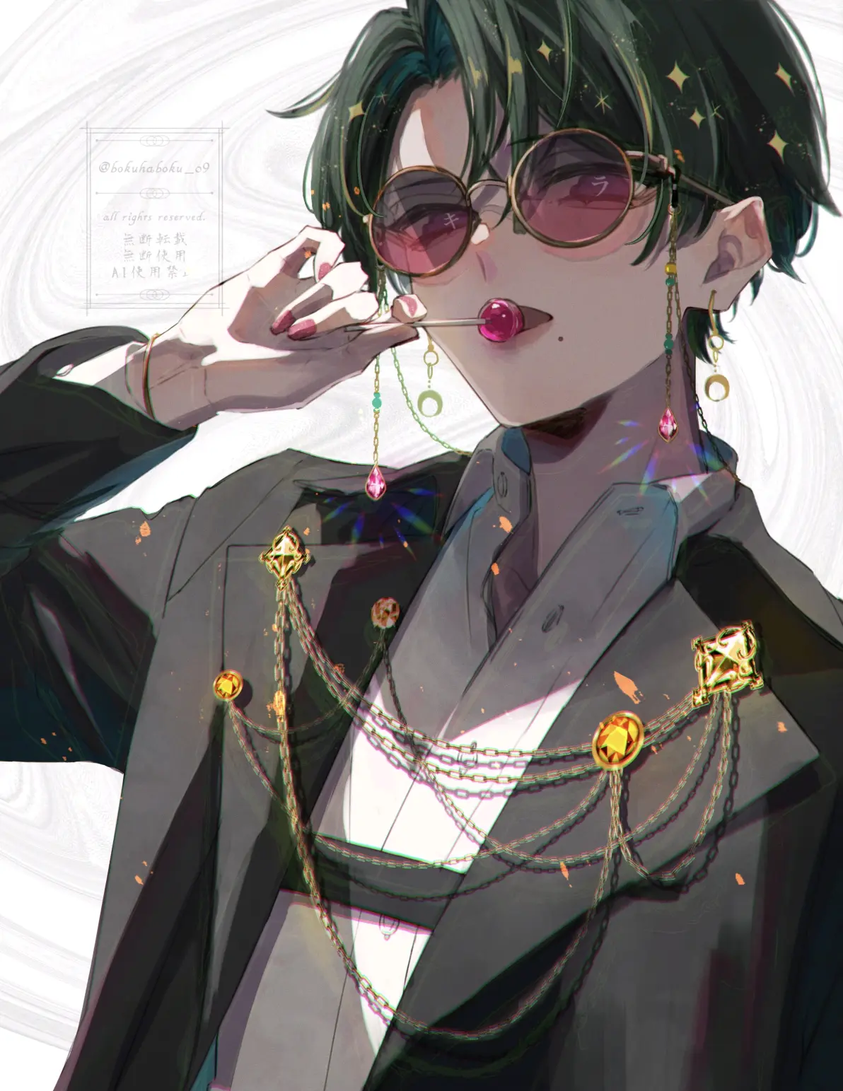 图片[5]-璀璨迷人 – 宝石插画特辑-忙忙软件库