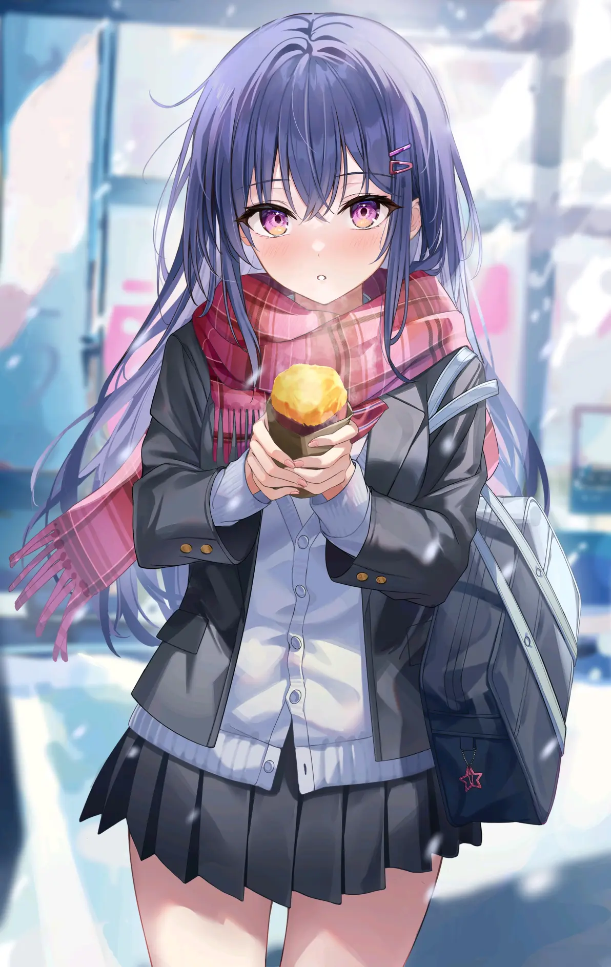 图片[4]-要搭什么颜色？ – 校服×开衫毛衣插画特辑-忙忙软件库