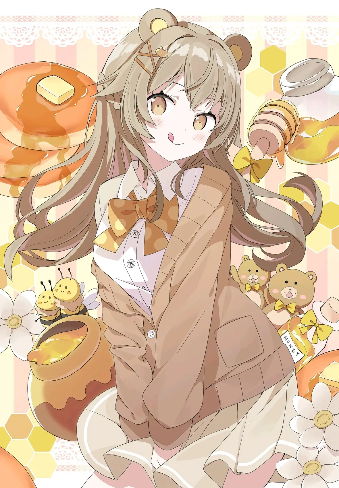 图片[5]-要搭什么颜色？ – 校服×开衫毛衣插画特辑-忙忙软件库