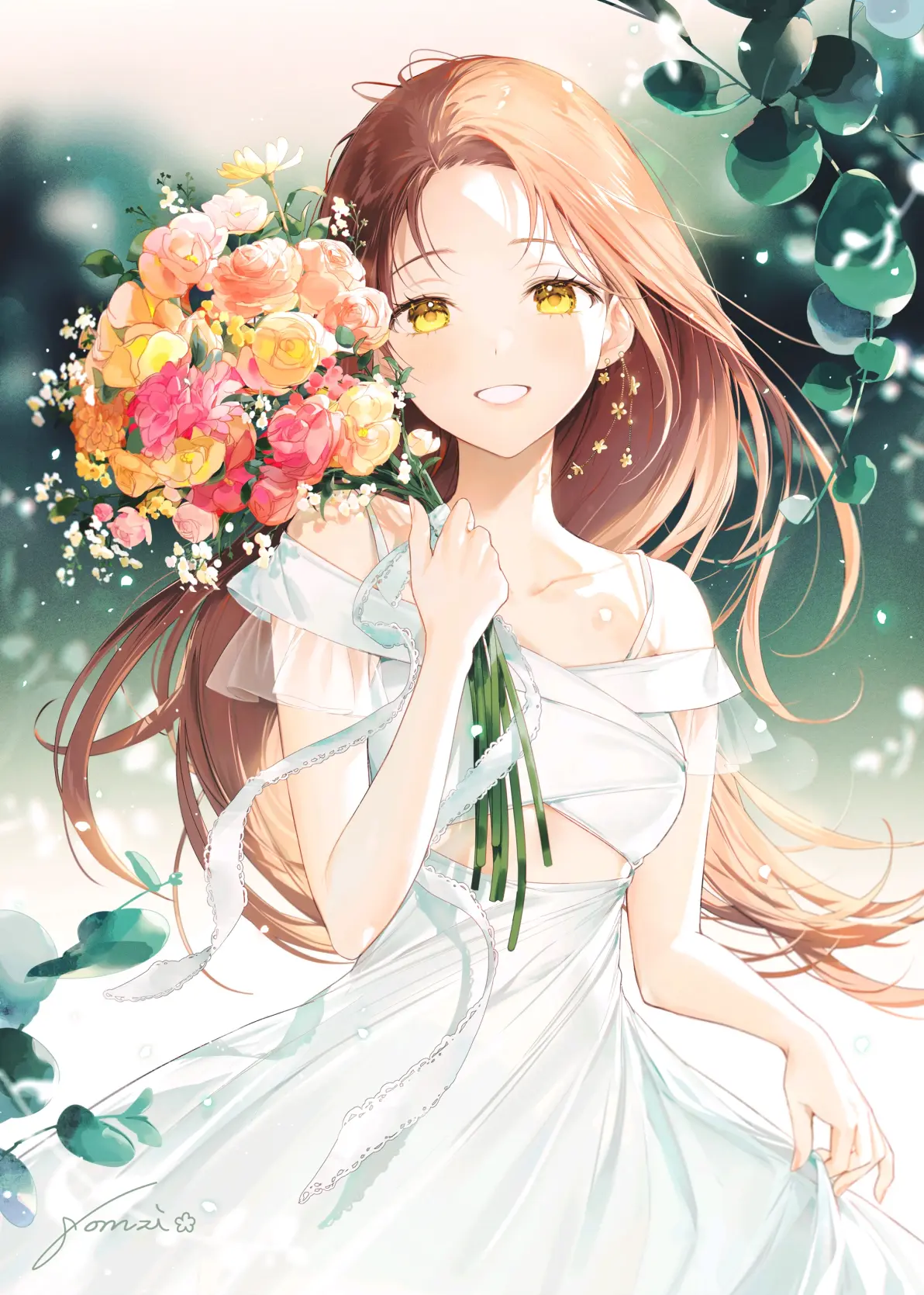 图片[7]-传递感谢之意 – 花束插画特辑-忙忙软件库