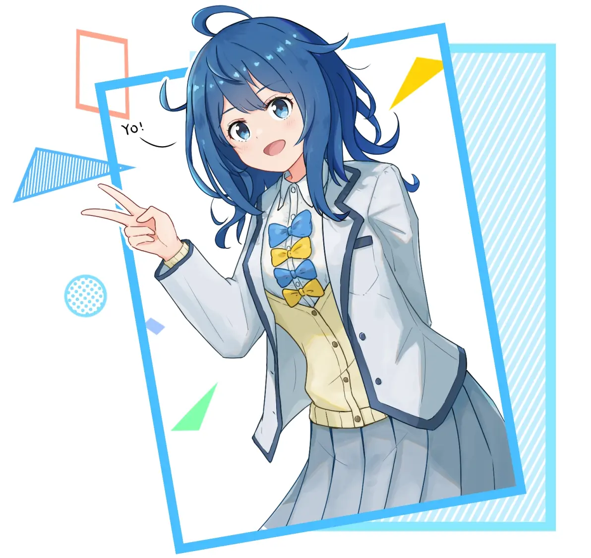 图片[3]-阳光又积极♪ – 剪刀手插画特辑-忙忙软件库