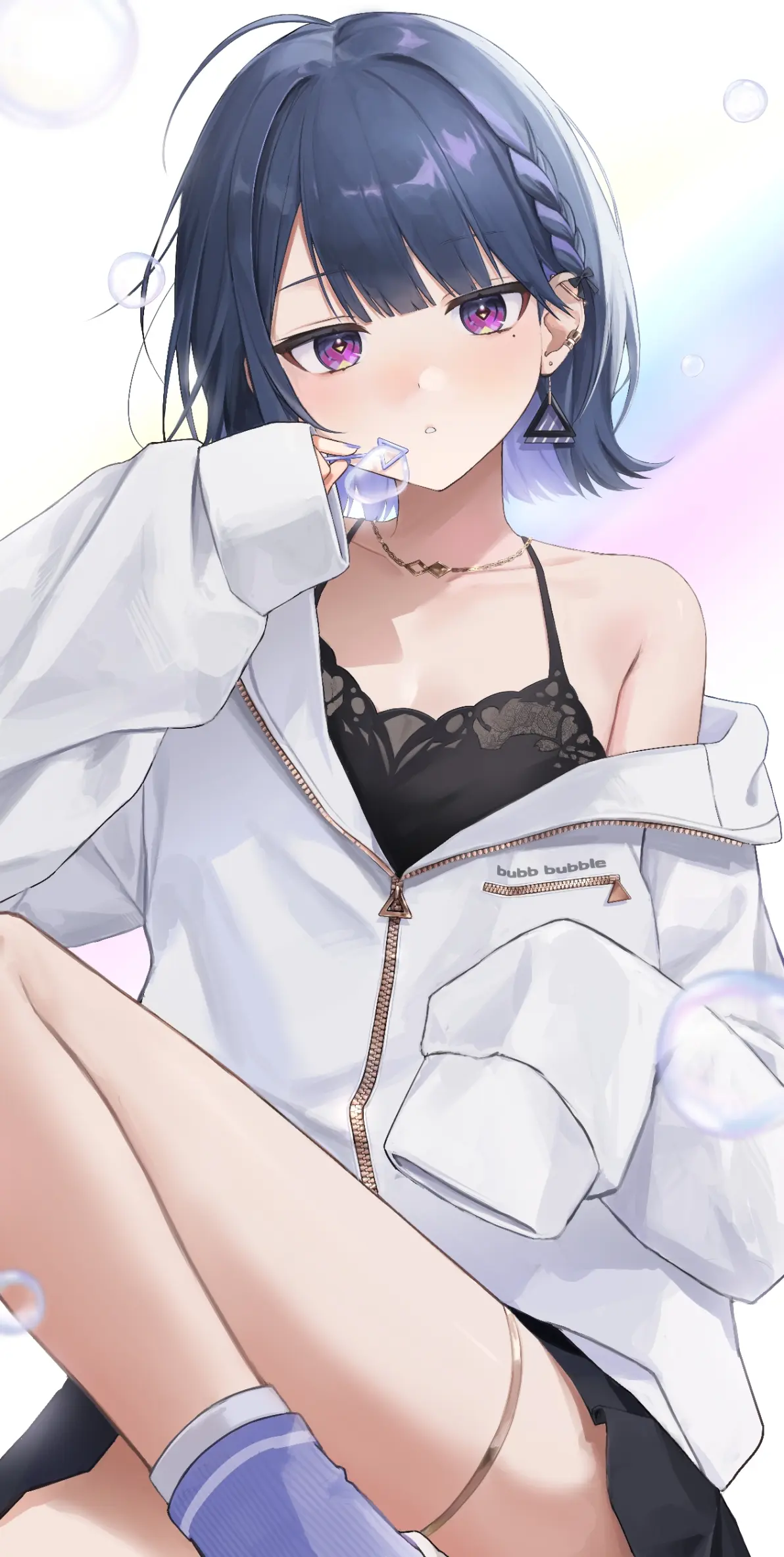 图片[12]-酷炫可爱都难不倒♡ – 波波头女子插画特辑-忙忙软件库