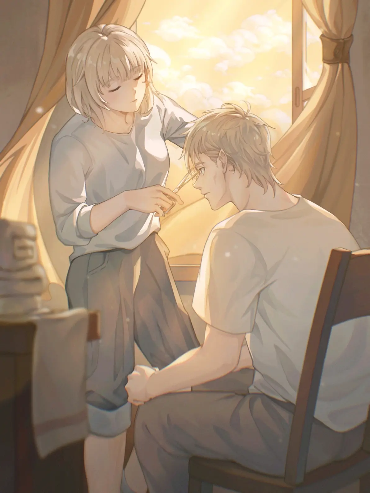 图片[7]-守护与依赖 – 兄妹插画特辑-忙忙软件库