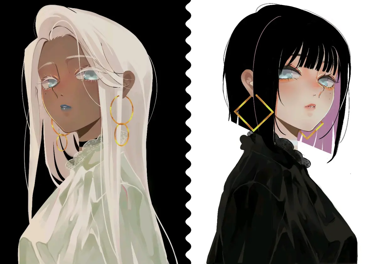 图片[3]-光影交错 – 白与黑插画特辑-忙忙软件库