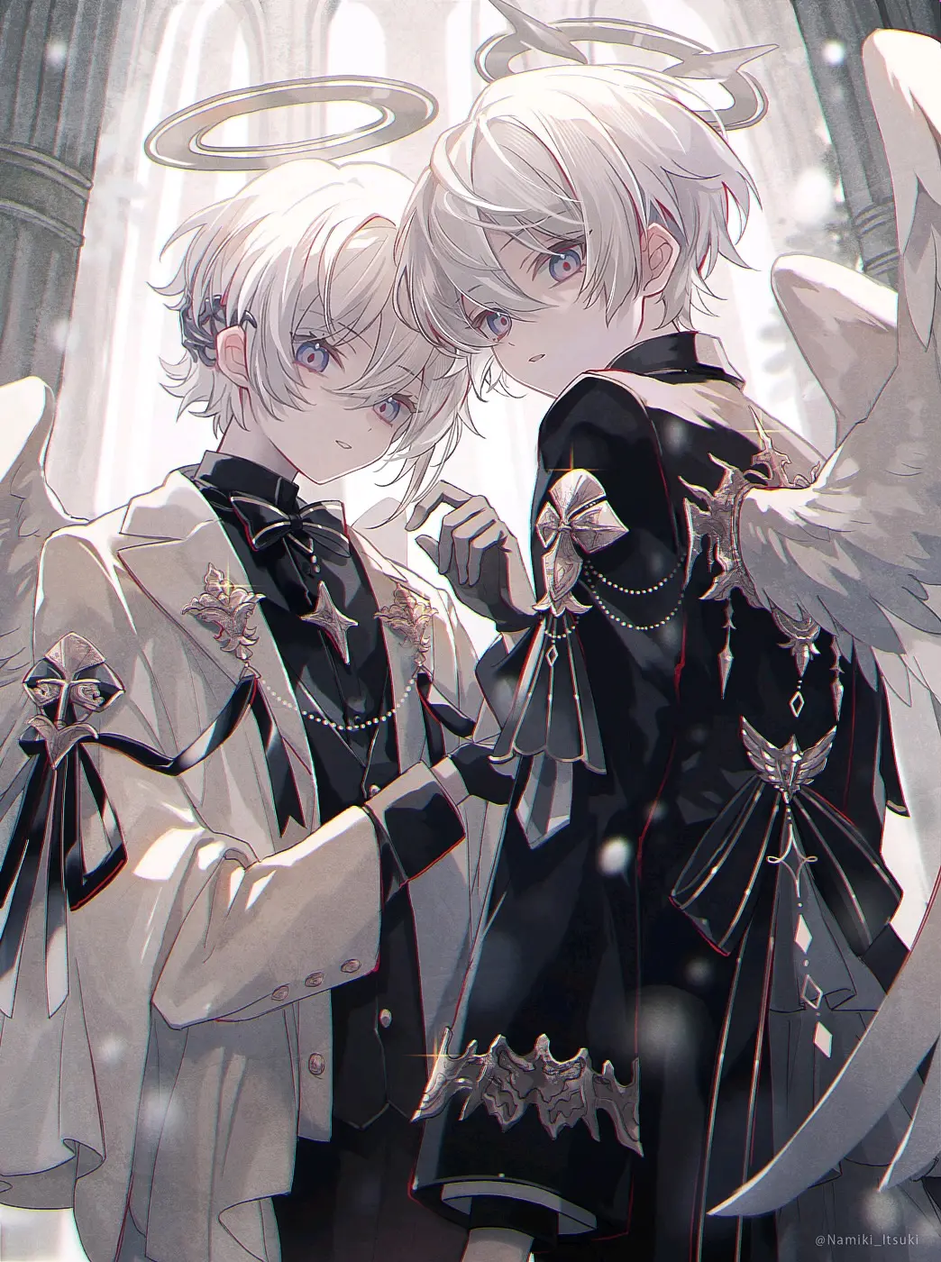 图片[15]-光影交错 – 白与黑插画特辑-忙忙软件库