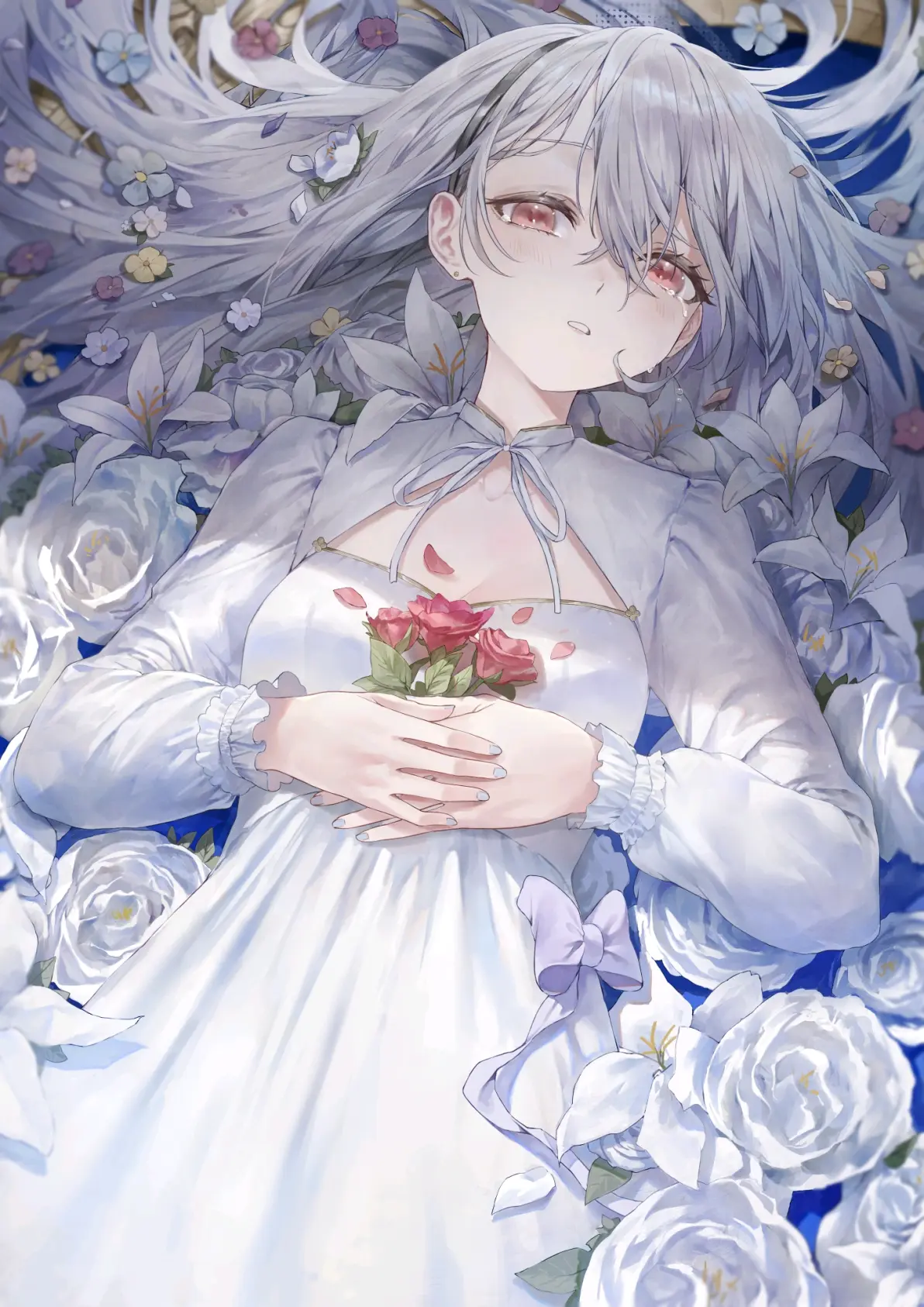 图片[3]-手中的情感 – 「手捧鲜花」插画特辑-忙忙软件库