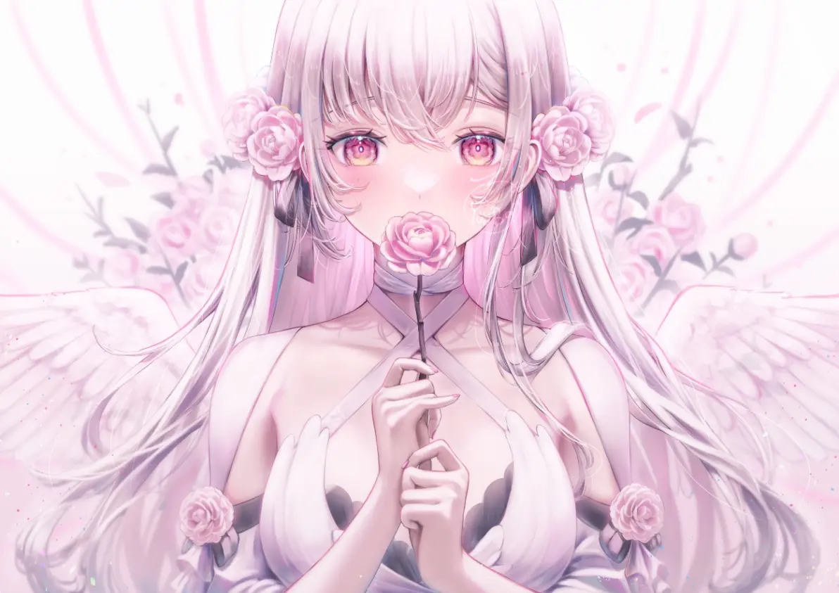 图片[2]-手中的情感 – 「手捧鲜花」插画特辑-忙忙软件库