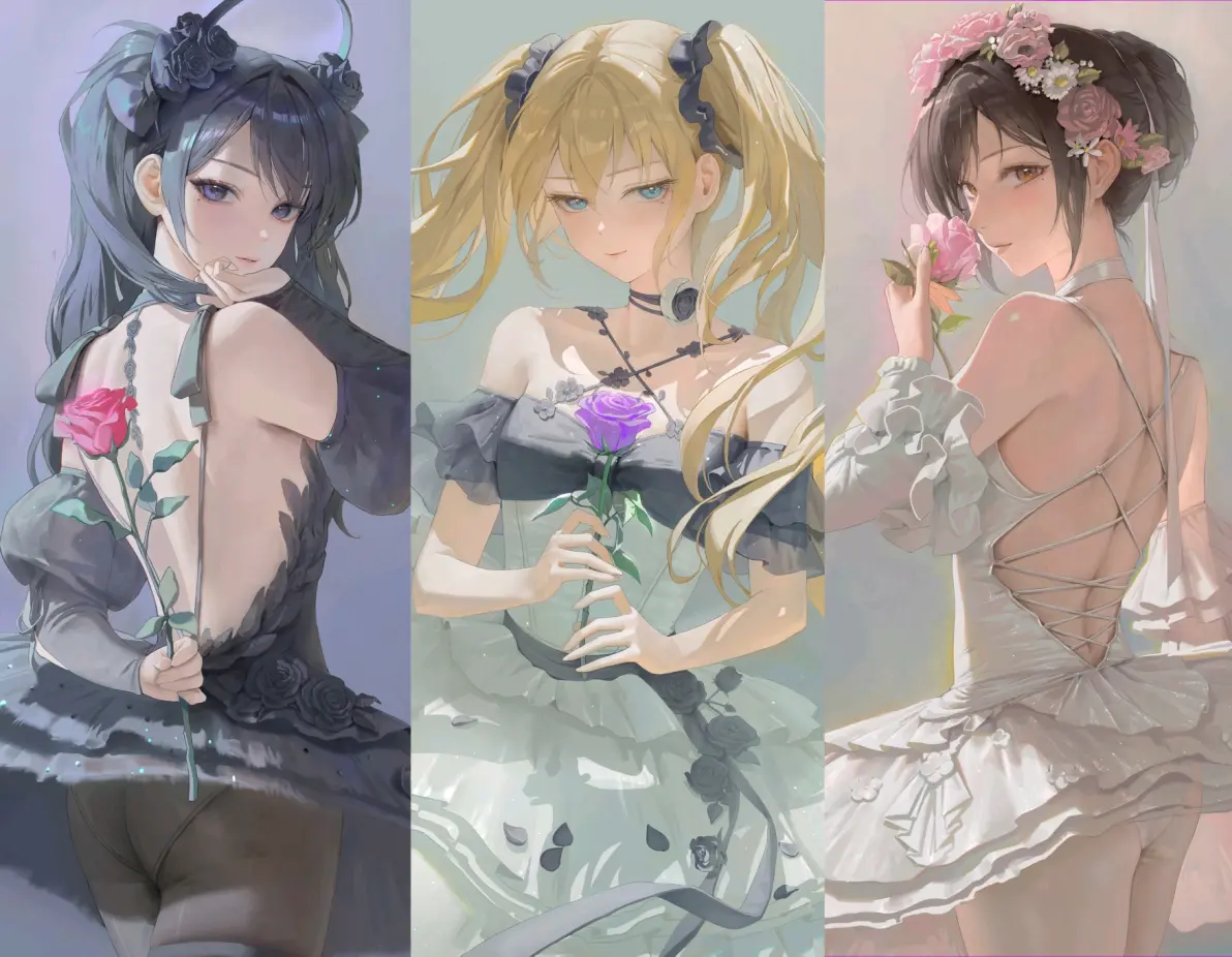 图片[10]-手中的情感 – 「手捧鲜花」插画特辑-忙忙软件库