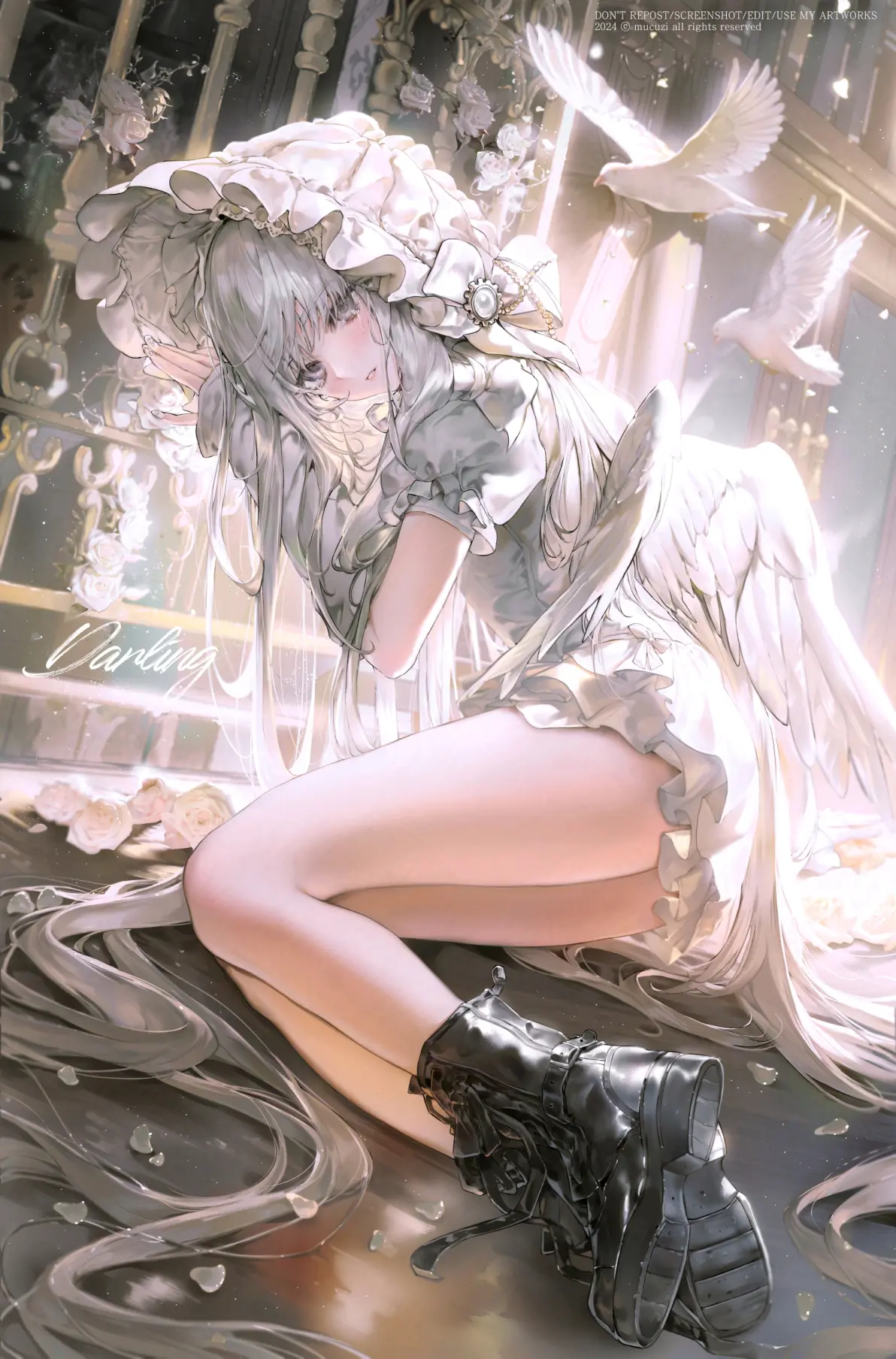 图片[9]-凸显美腿的利器♡ – 迷你裙插画特辑-忙忙软件库