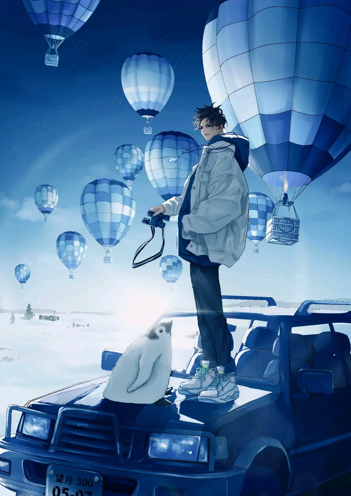 图片[3]-清澈透明 – 「蓝与白」插画特辑-忙忙软件库