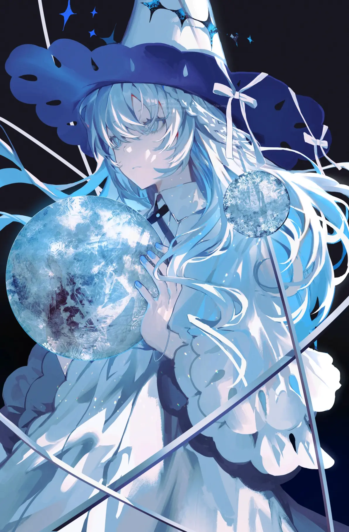 图片[1]-清澈透明 – 「蓝与白」插画特辑-忙忙软件库