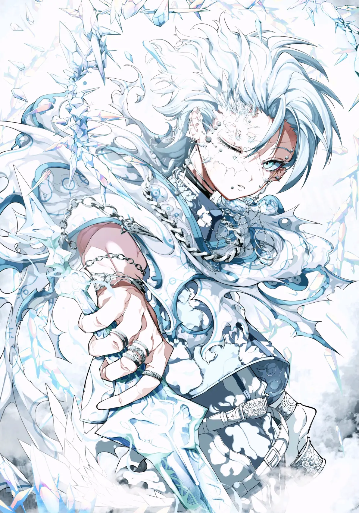 图片[12]-清澈透明 – 「蓝与白」插画特辑-忙忙软件库