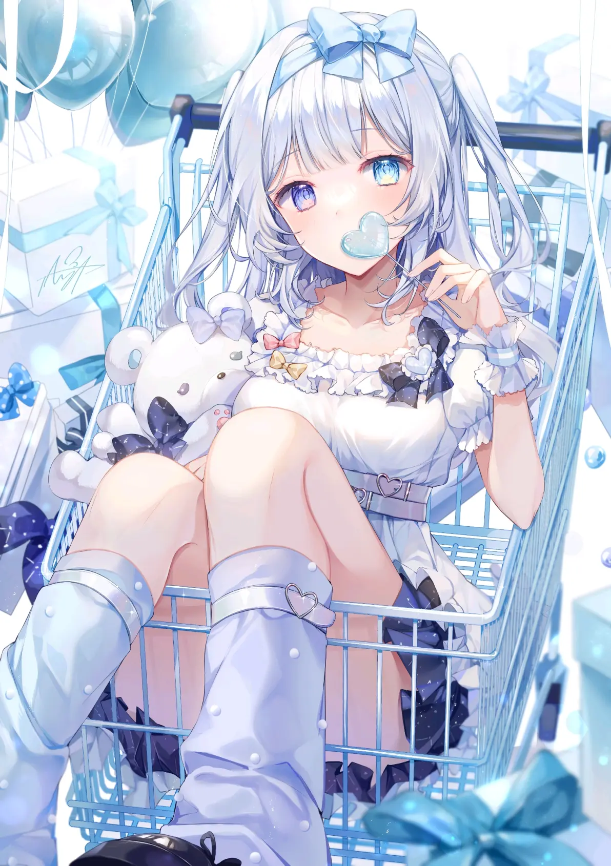 图片[15]-清澈透明 – 「蓝与白」插画特辑-忙忙软件库