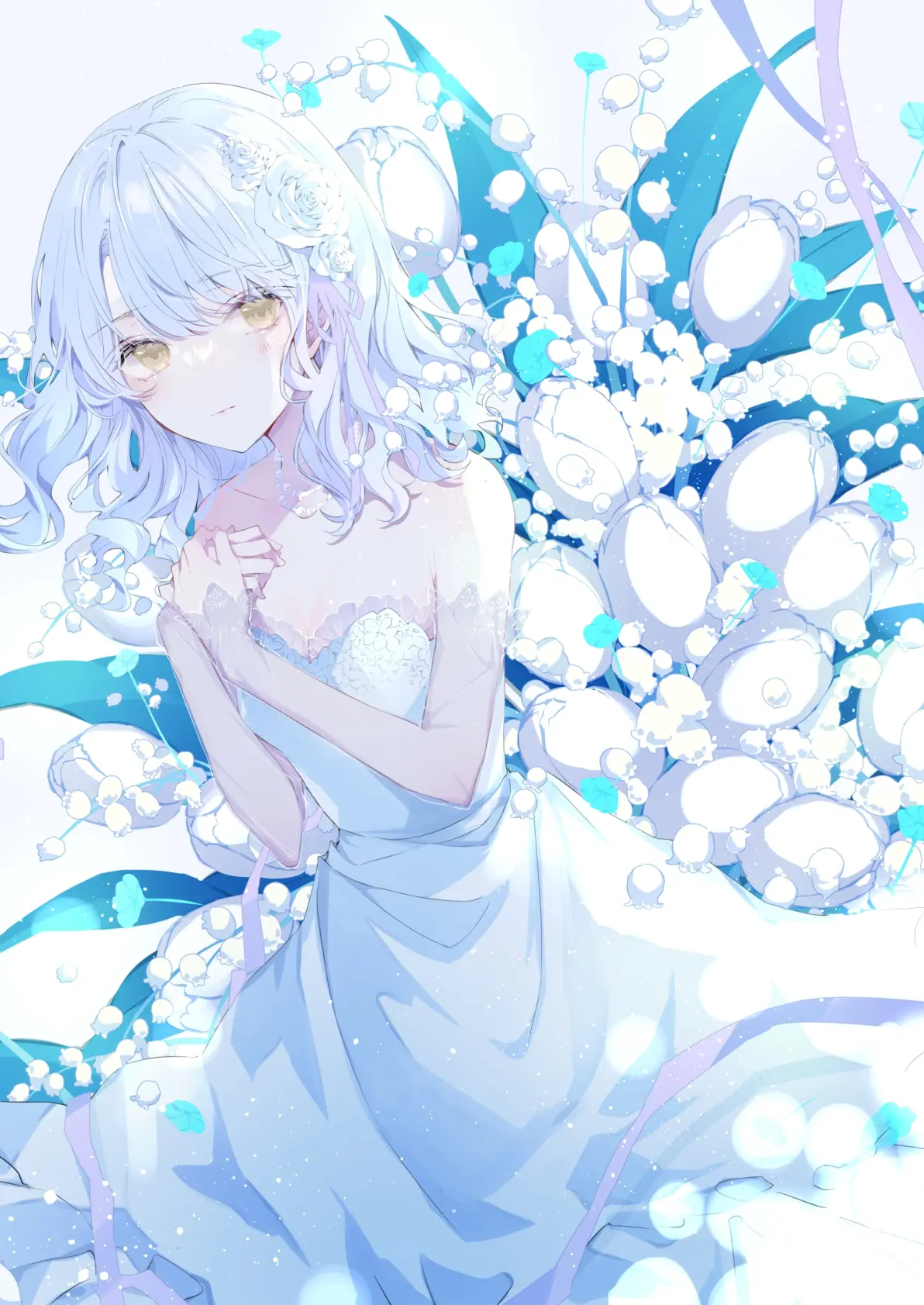 图片[19]-清澈透明 – 「蓝与白」插画特辑-忙忙软件库