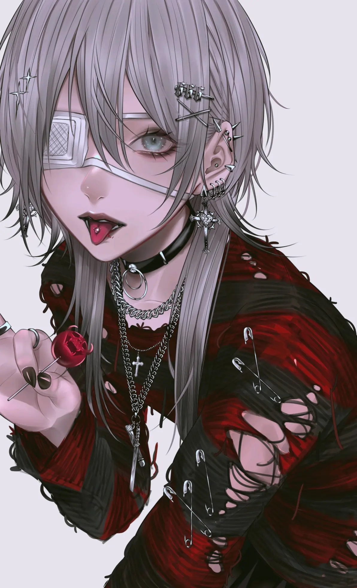 图片[5]-若隐若现的亮点 – 耳环女子插画特辑-忙忙软件库