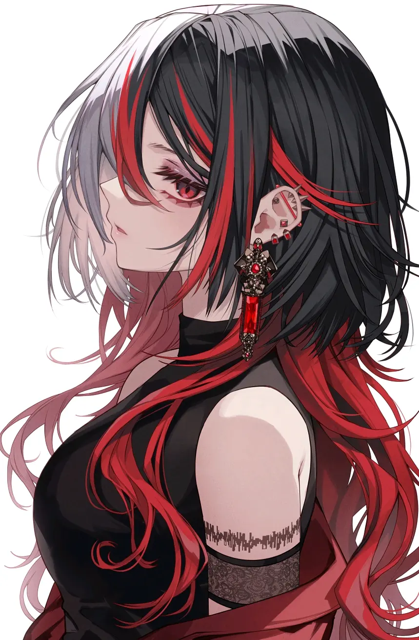 图片[6]-若隐若现的亮点 – 耳环女子插画特辑-忙忙软件库