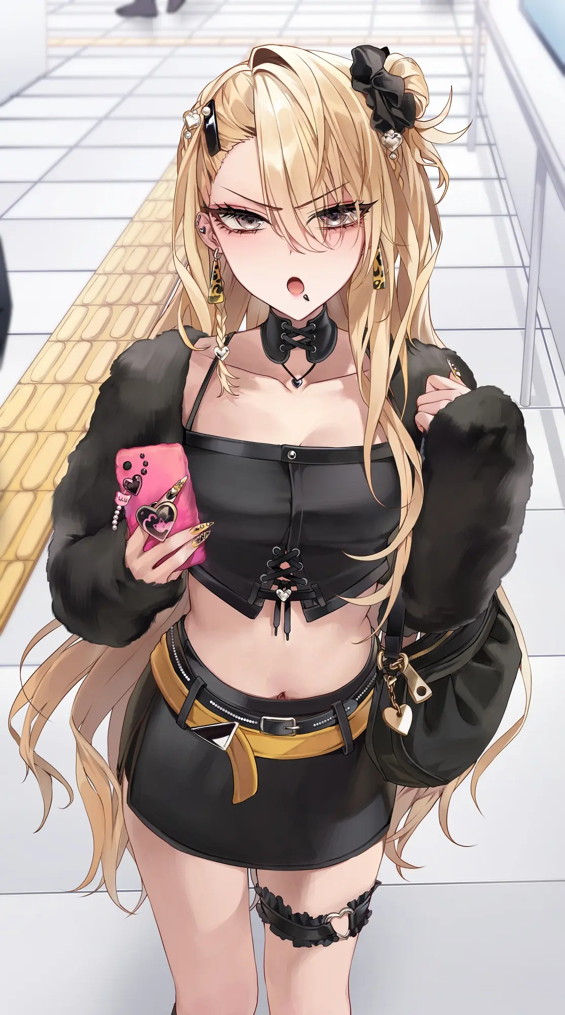 图片[10]-若隐若现的亮点 – 耳环女子插画特辑-忙忙软件库