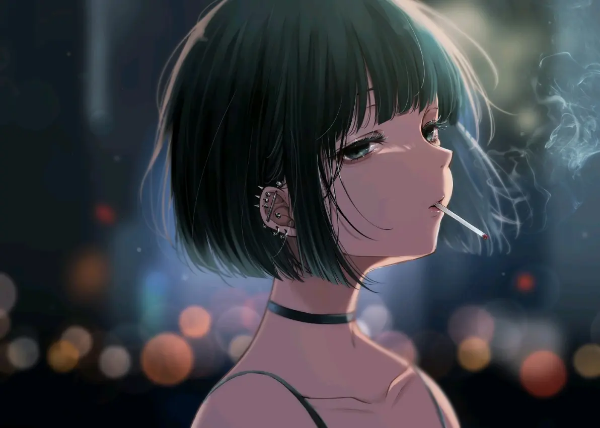 图片[8]-若隐若现的亮点 – 耳环女子插画特辑-忙忙软件库