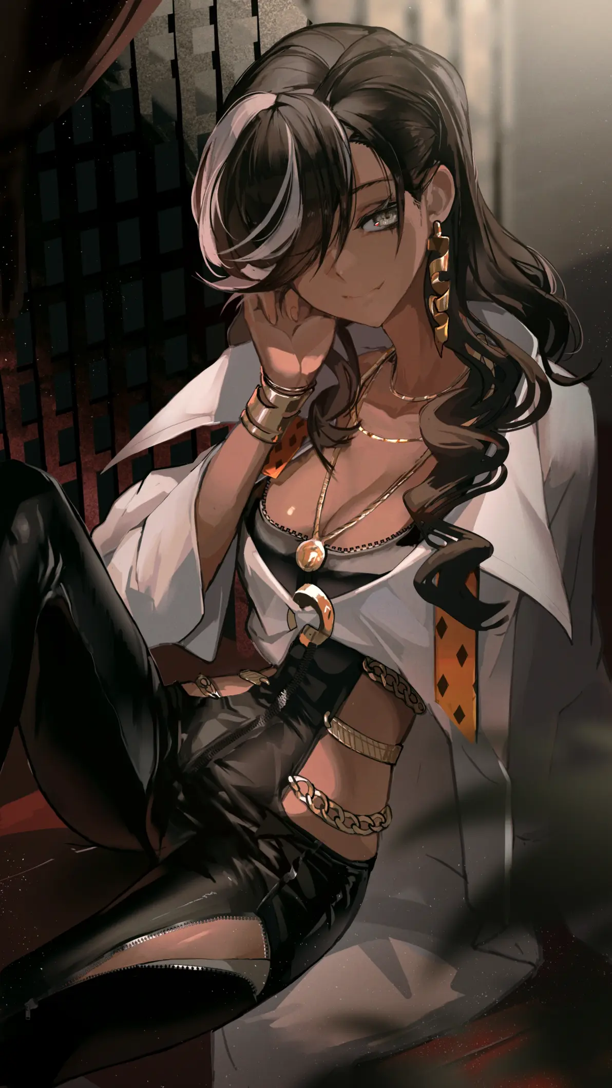 图片[9]-若隐若现的亮点 – 耳环女子插画特辑-忙忙软件库