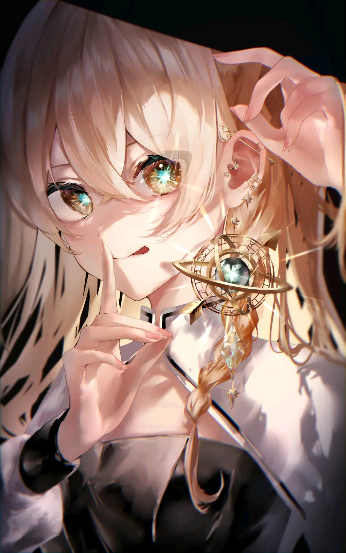 图片[13]-若隐若现的亮点 – 耳环女子插画特辑-忙忙软件库