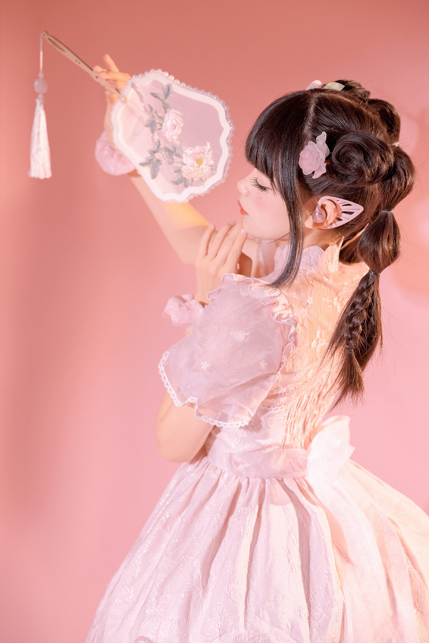 图片[1]-粉色超嫩少女耳机！日常也很合适嘿嘿～-忙忙软件库