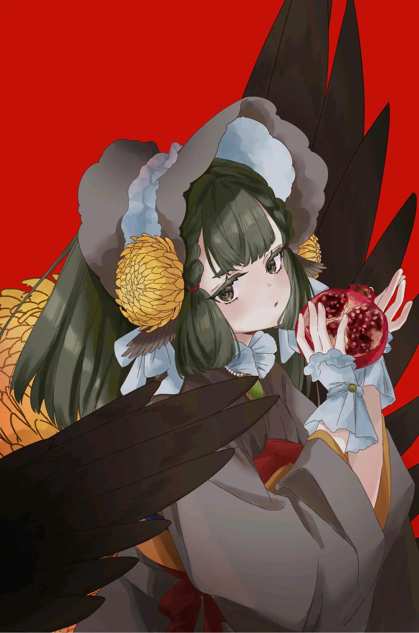 图片[2]-艳红宝石 – 石榴插画特辑-忙忙软件库