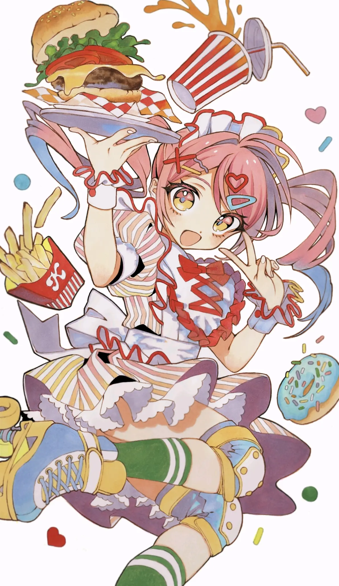 图片[8]-大口咬下♡ – 汉堡插画特辑-忙忙软件库