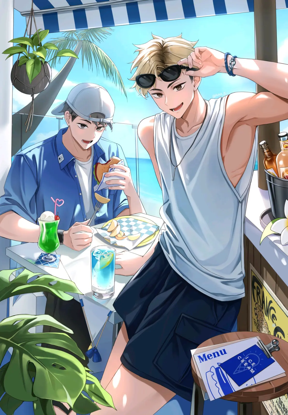 图片[11]-大口咬下♡ – 汉堡插画特辑-忙忙软件库