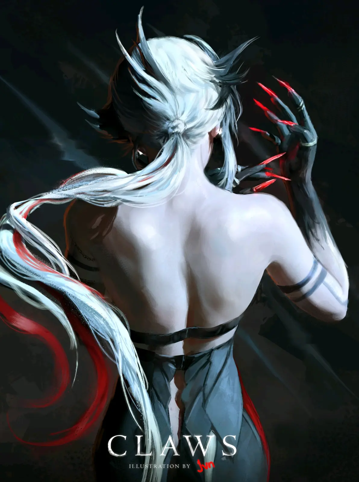 图片[12]-凝视彼方 – 少女背影插画特辑-忙忙软件库