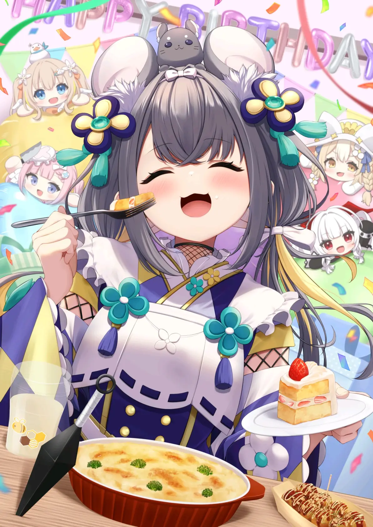 图片[9]-一起庆祝吧♡ – 生日插画特辑-忙忙软件库